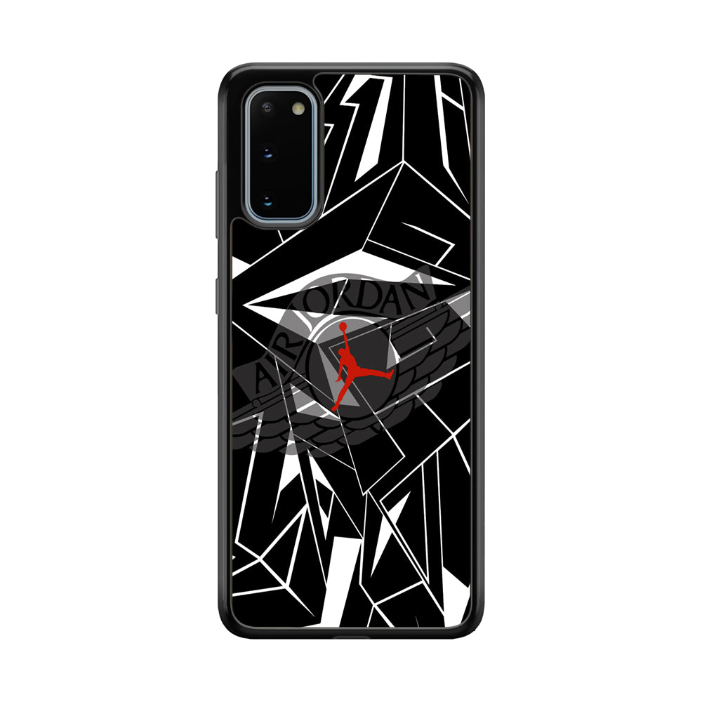Air Jordan Red Shine Samsung Galaxy S20 Case