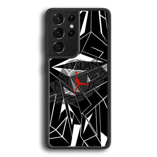 Air Jordan Red Shine Samsung Galaxy S21 Ultra Case - Ezzystore