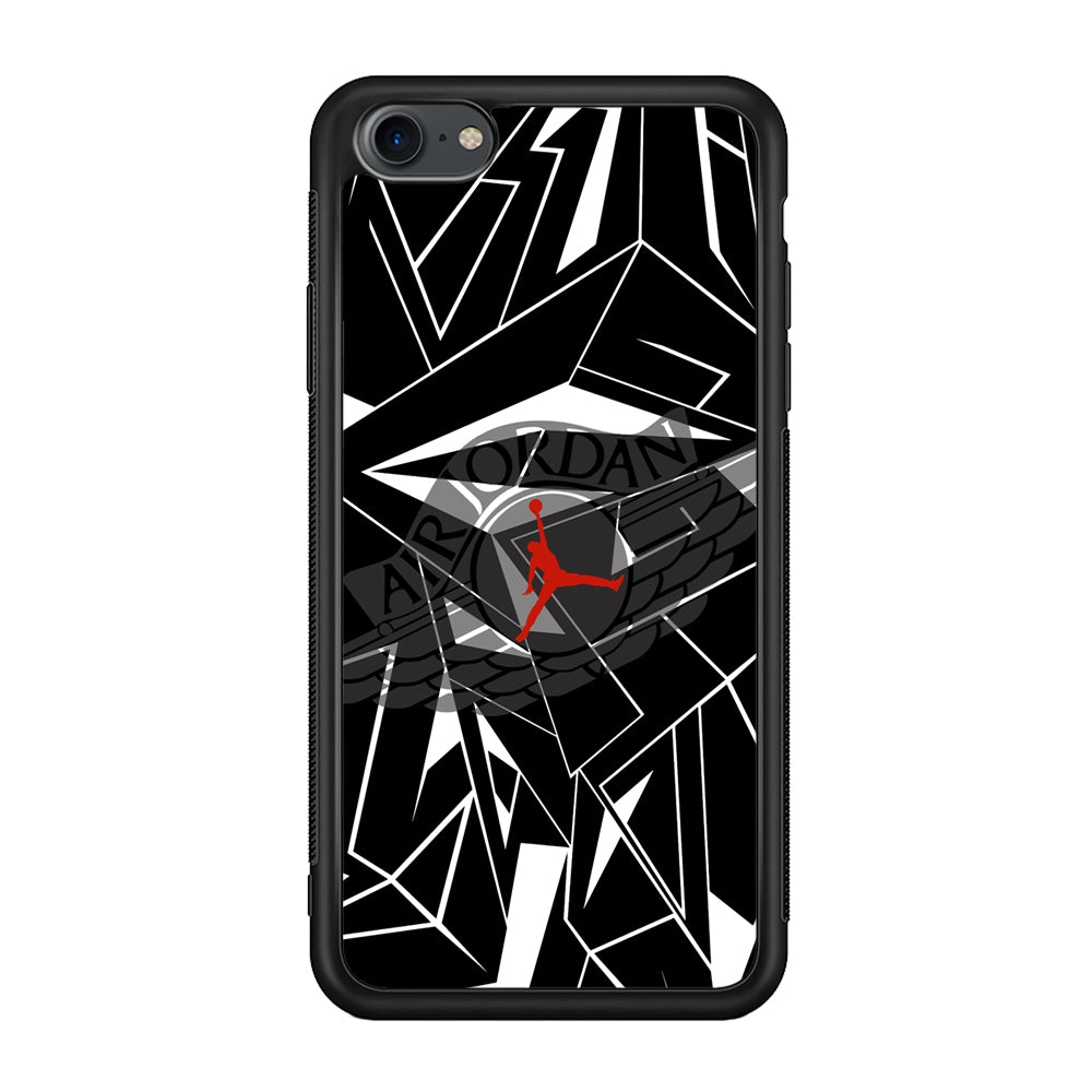 Air Jordan Red Shine iPhone 8 Case