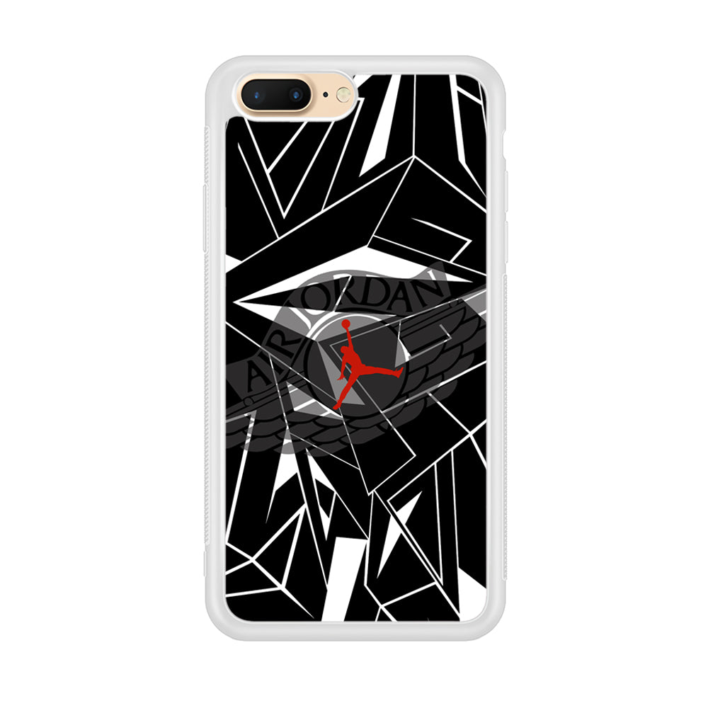 Air Jordan Red Shine iPhone 8 Plus Case