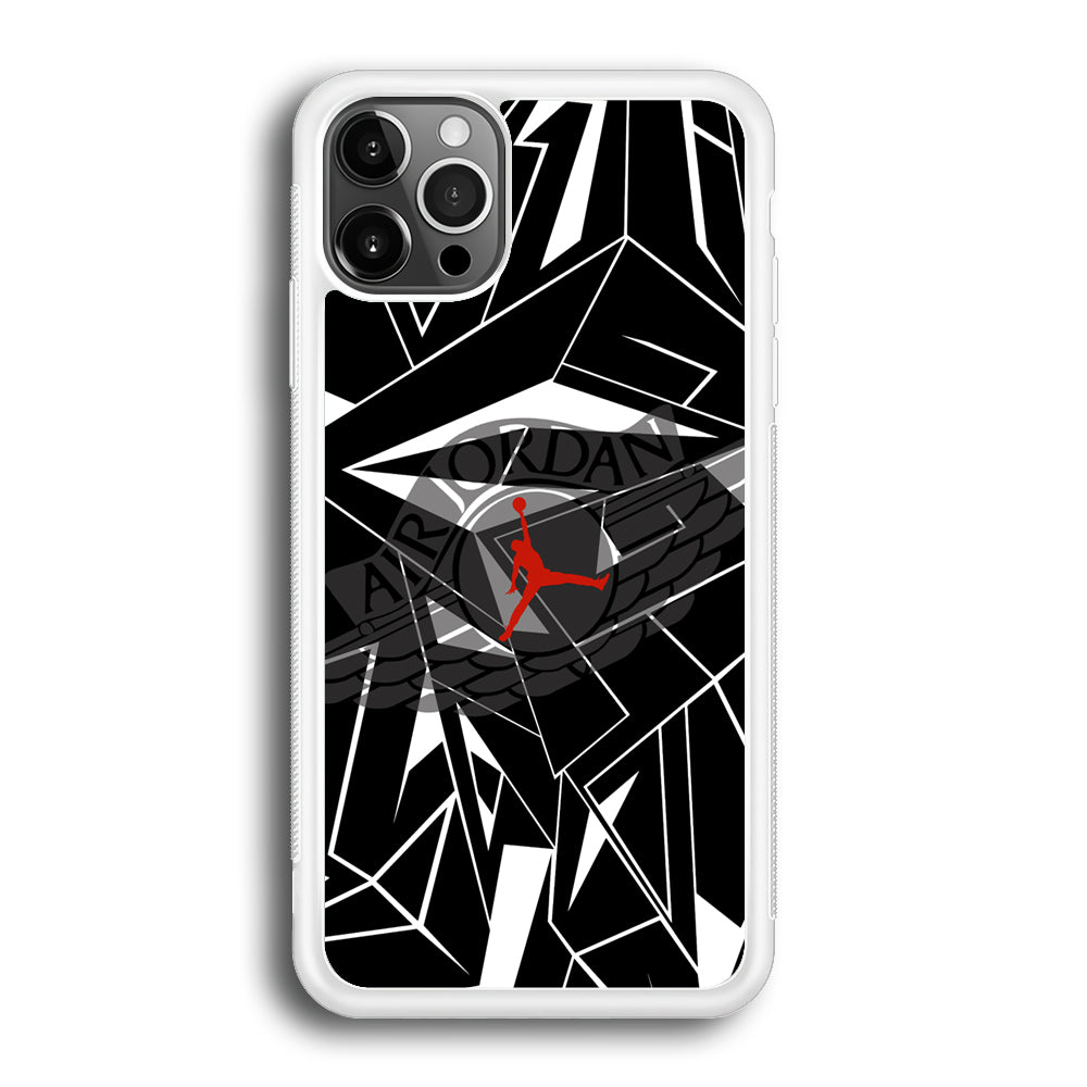 Air Jordan Red Shine iPhone 12 Pro Case