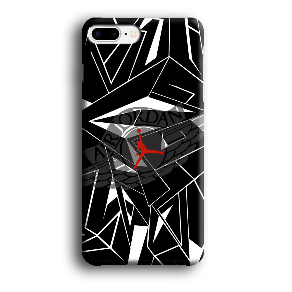 Air Jordan Red Shine iPhone 8 Plus Case