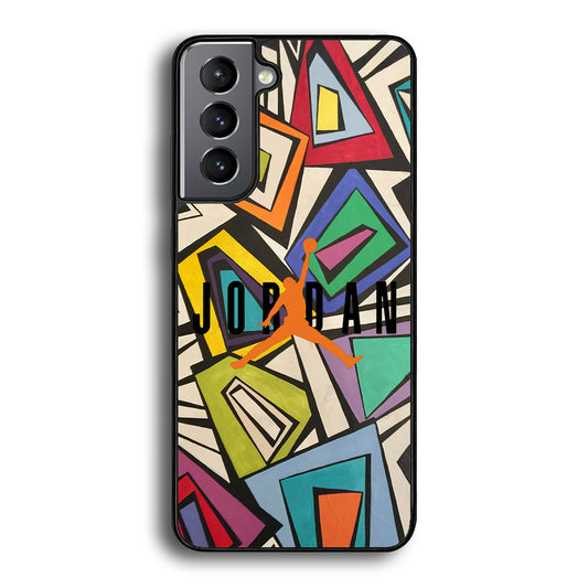 Air Jordan Retro Shape Abstract Samsung Galaxy S21 Plus Case
