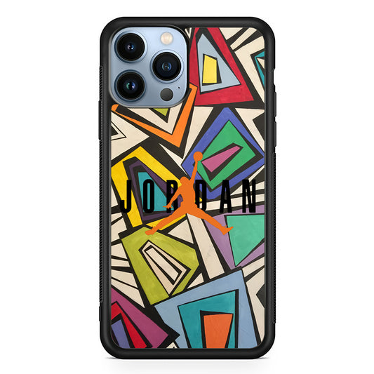 Air Jordan Retro Shape Abstract iPhone 13 Pro Max Case