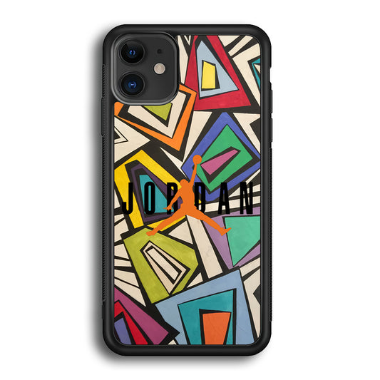 Air Jordan Retro Shape Abstract iPhone 12 Case