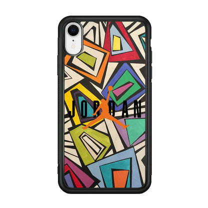 Air Jordan Retro Shape Abstract iPhone XR Case