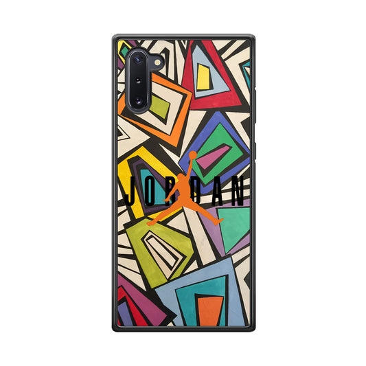 Air Jordan Retro Shape Abstract Samsung Galaxy Note 10 Case