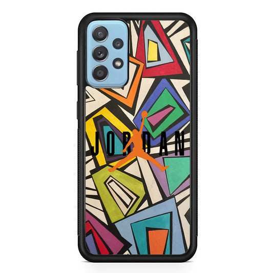 Air Jordan Retro Shape Abstract Samsung Galaxy A52 Case