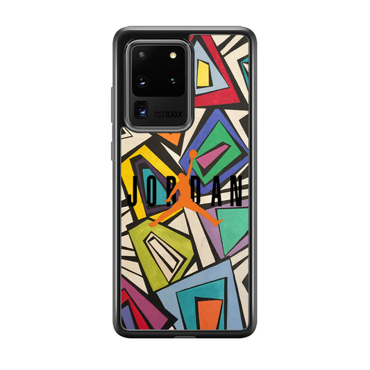 Air Jordan Retro Shape Abstract Samsung Galaxy S20 Ultra Case
