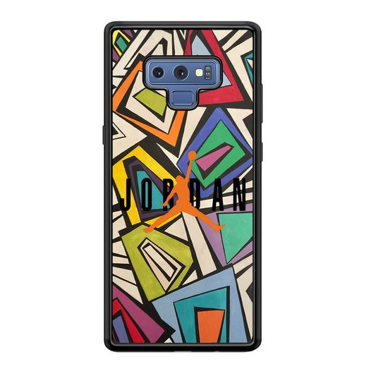 Air Jordan Retro Shape Abstract Samsung Galaxy Note 9 Case