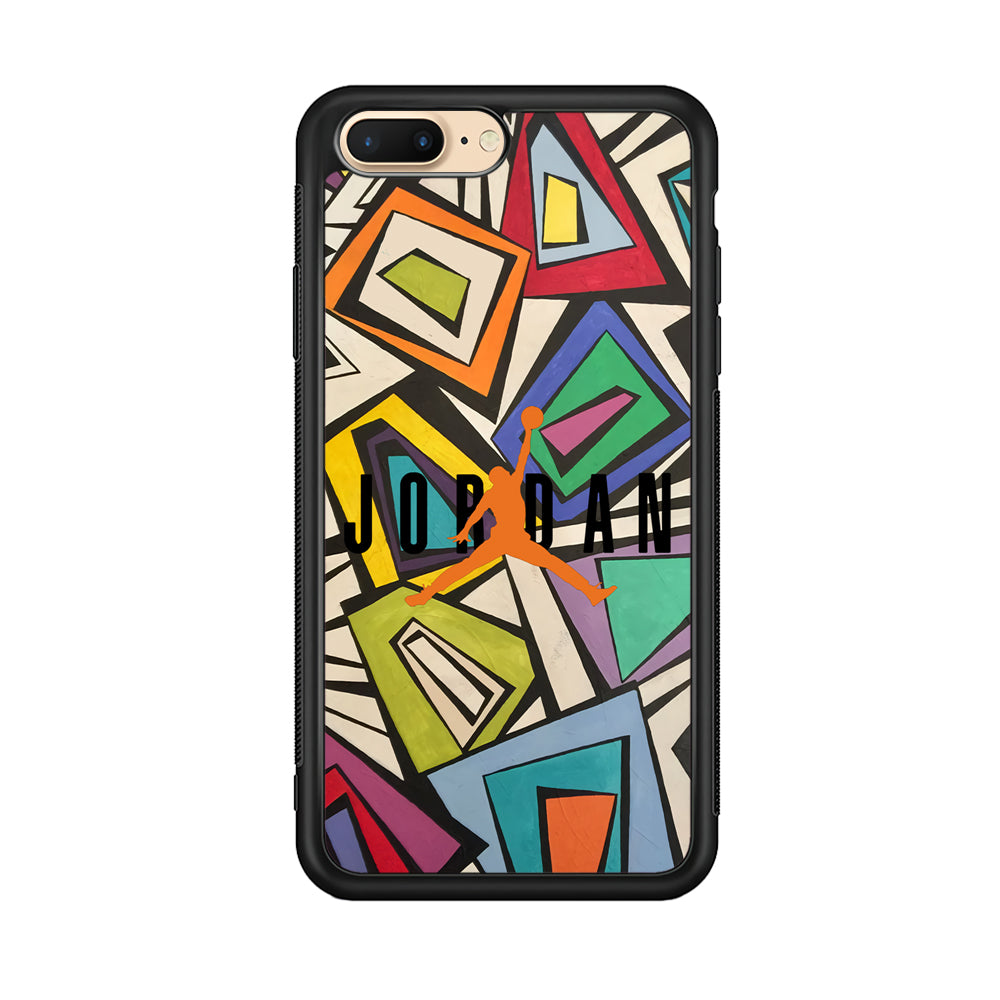 Air Jordan Retro Shape Abstract iPhone 8 Plus Case