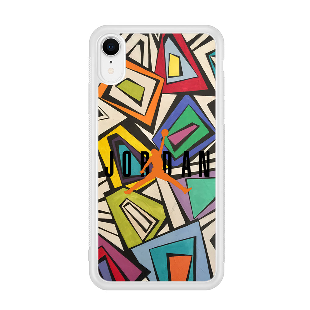 Air Jordan Retro Shape Abstract iPhone XR Case