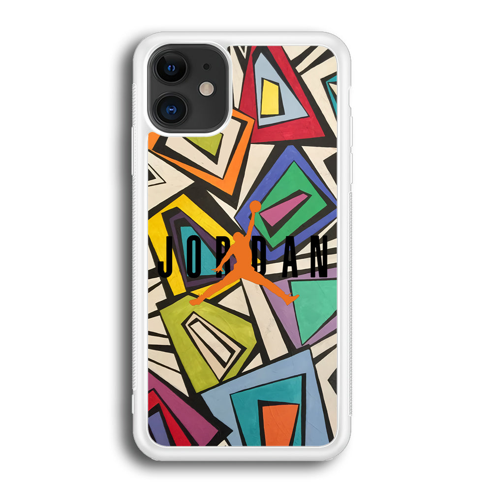 Air Jordan Retro Shape Abstract iPhone 12 Case