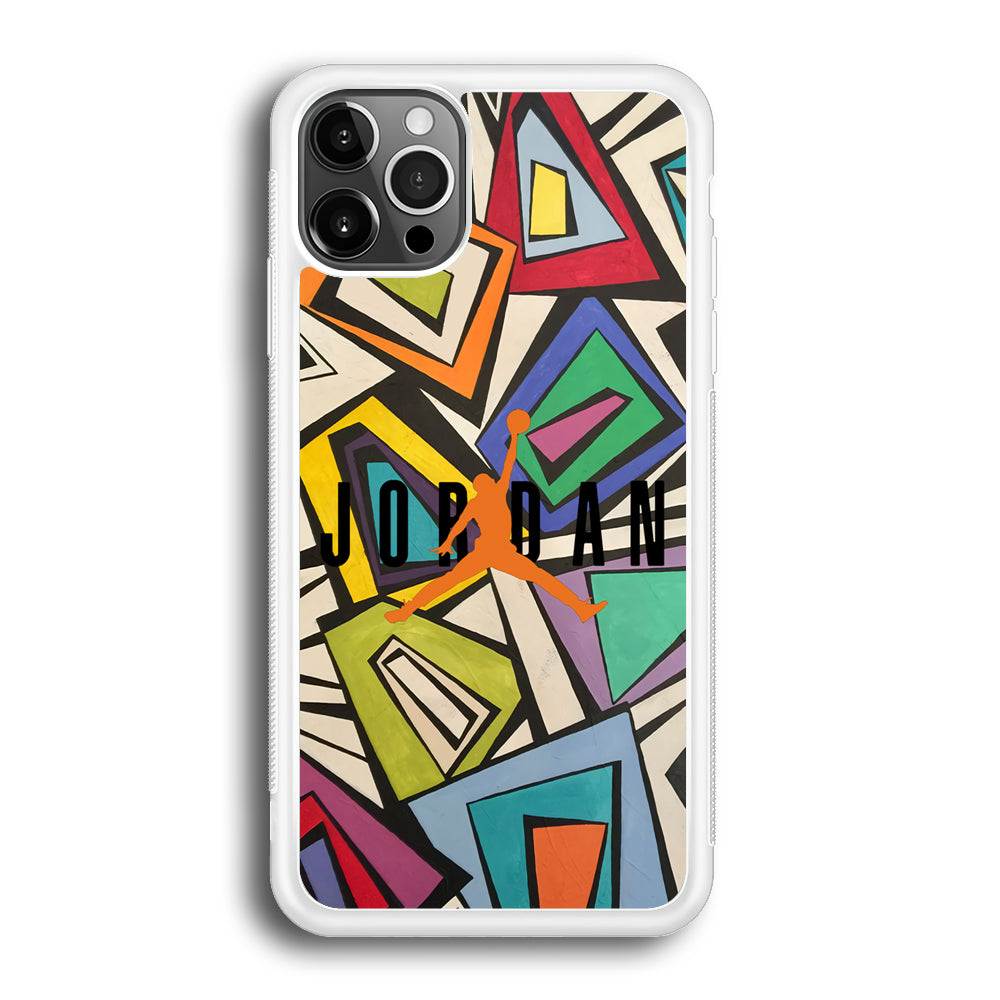 Air Jordan Retro Shape Abstract iPhone 12 Pro Case