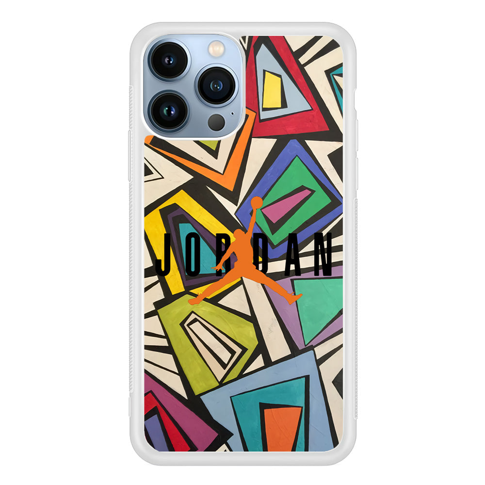 Air Jordan Retro Shape Abstract iPhone 13 Pro Max Case