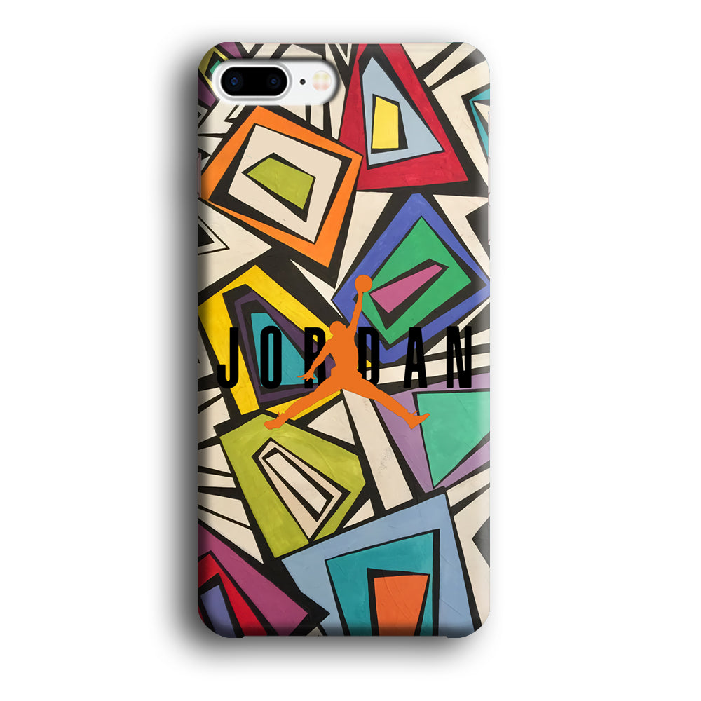 Air Jordan Retro Shape Abstract iPhone 8 Plus Case