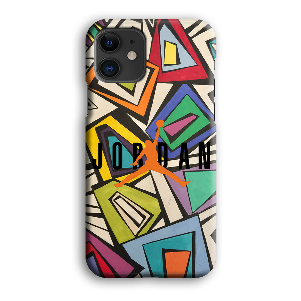 Air Jordan Retro Shape Abstract iPhone 12 Case