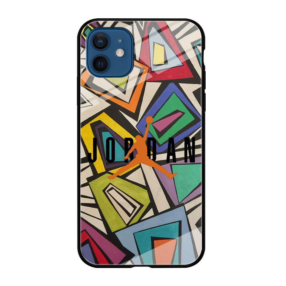 Air Jordan Retro Shape Abstract iPhone 12 Case