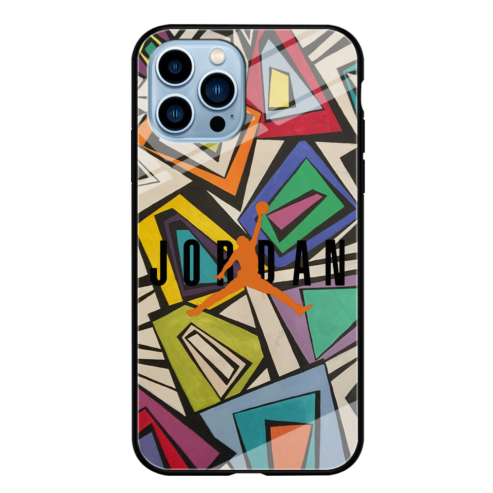 Air Jordan Retro Shape Abstract iPhone 13 Pro Max Case