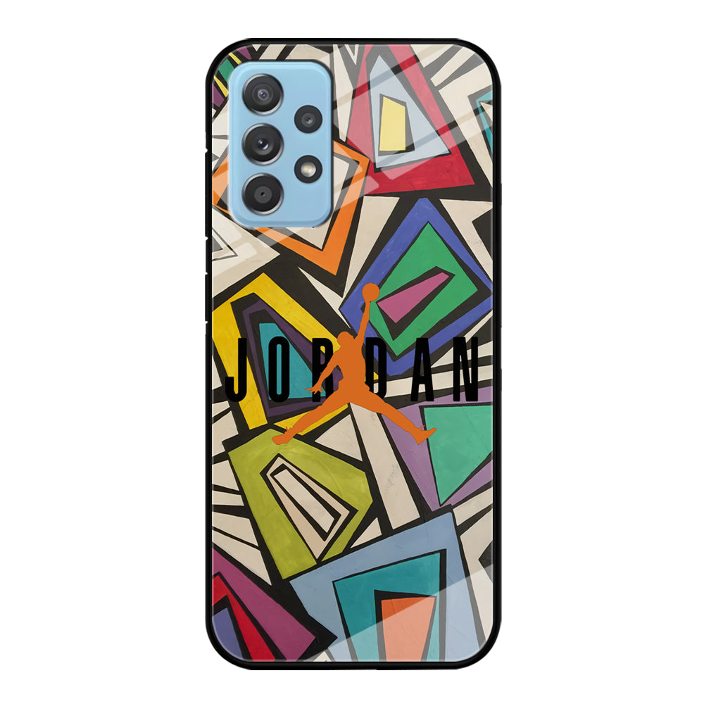 Air Jordan Retro Shape Abstract Samsung Galaxy A52 Case