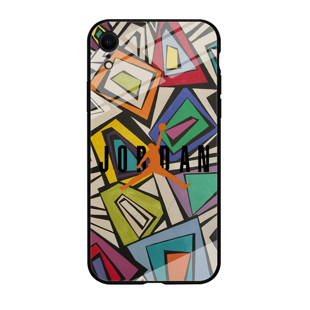 Air Jordan Retro Shape Abstract iPhone XR Case