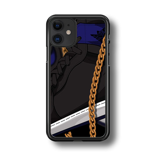 Air Jordan Shoes Grey iPhone 11 Case