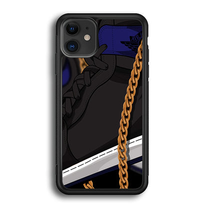 Air Jordan Shoes Grey iPhone 12 Case