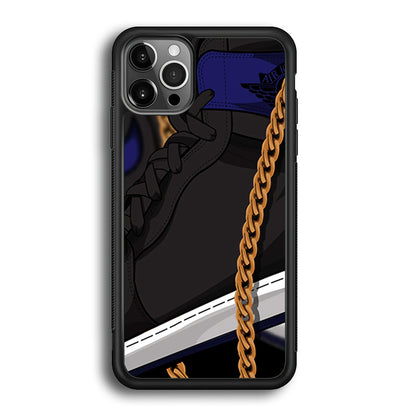 Air Jordan Shoes Grey iPhone 12 Pro Case