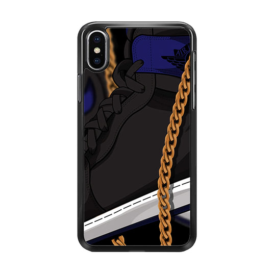 Air Jordan Shoes Grey iPhone Xs Case
