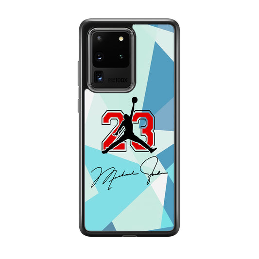 Air Jordan Signature Of Number Samsung Galaxy S20 Ultra Case