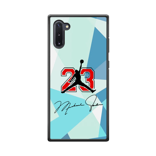 Air Jordan Signature Of Number Samsung Galaxy Note 10 Case