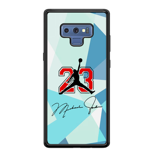 Air Jordan Signature Of Number Samsung Galaxy Note 9 Case