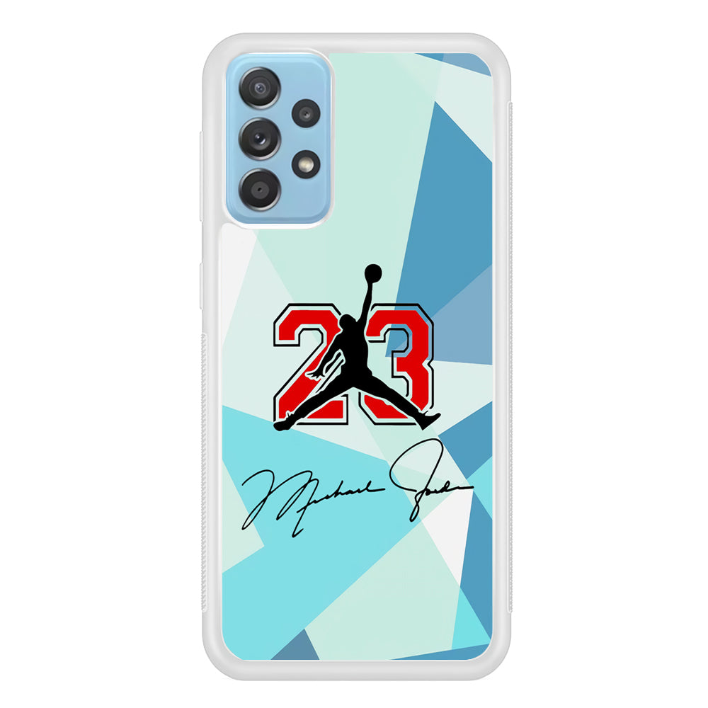 Air Jordan Signature Of Number Samsung Galaxy A52 Case