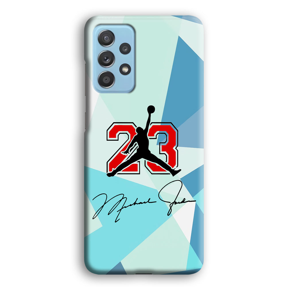 Air Jordan Signature Of Number Samsung Galaxy A52 Case