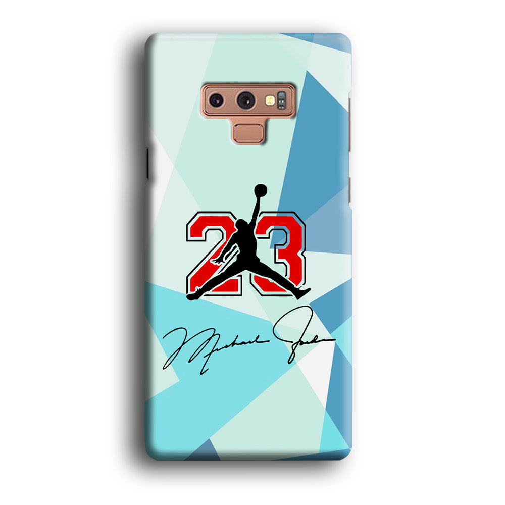 Air Jordan Signature Of Number Samsung Galaxy Note 9 Case