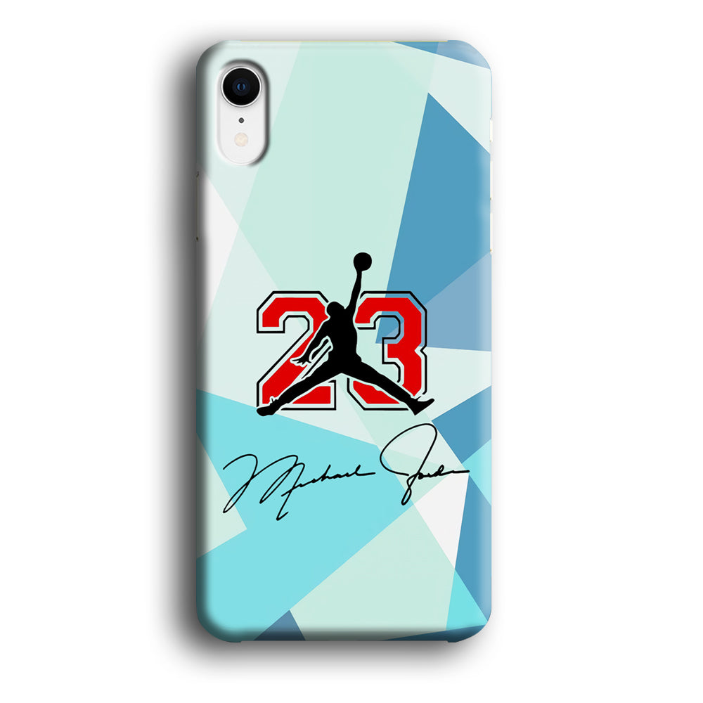 Air Jordan Signature Of Number iPhone XR Case