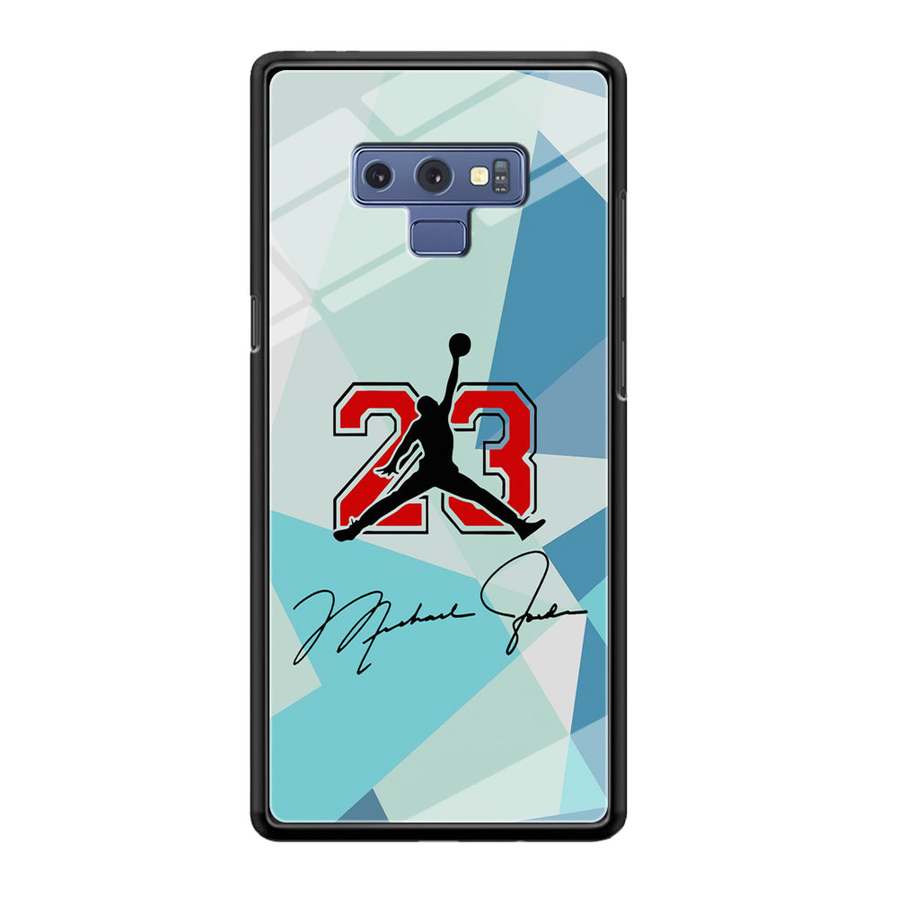 Air Jordan Signature Of Number Samsung Galaxy Note 9 Case