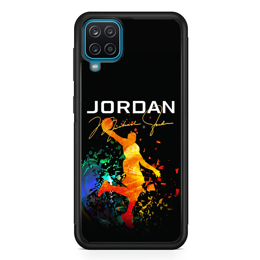 Air Jordan Slam Dunk Style Signature Samsung Galaxy A12 Case