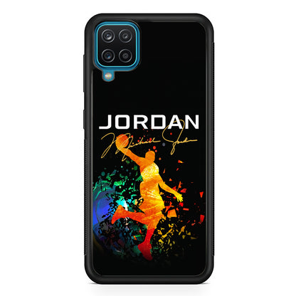 Air Jordan Slam Dunk Style Signature Samsung Galaxy A12 Case