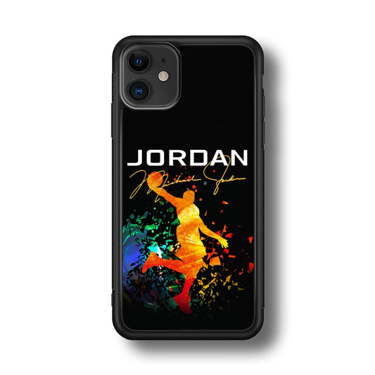Air Jordan Slam Dunk Style Signature iPhone 11 Case