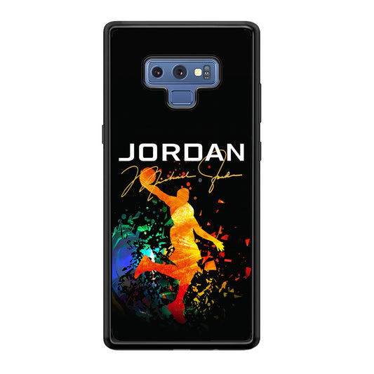 Air Jordan Slam Dunk Style Signature Samsung Galaxy Note 9 Case