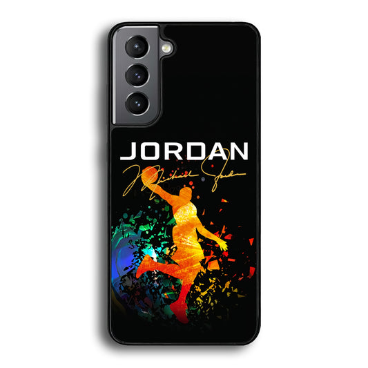 Air Jordan Slam Dunk Style Signature Samsung Galaxy S21 Plus Case