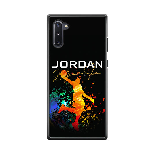 Air Jordan Slam Dunk Style Signature Samsung Galaxy Note 10 Case