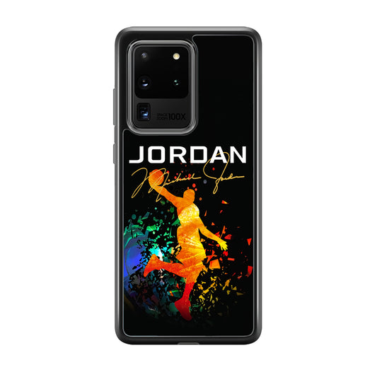 Air Jordan Slam Dunk Style Signature Samsung Galaxy S20 Ultra Case