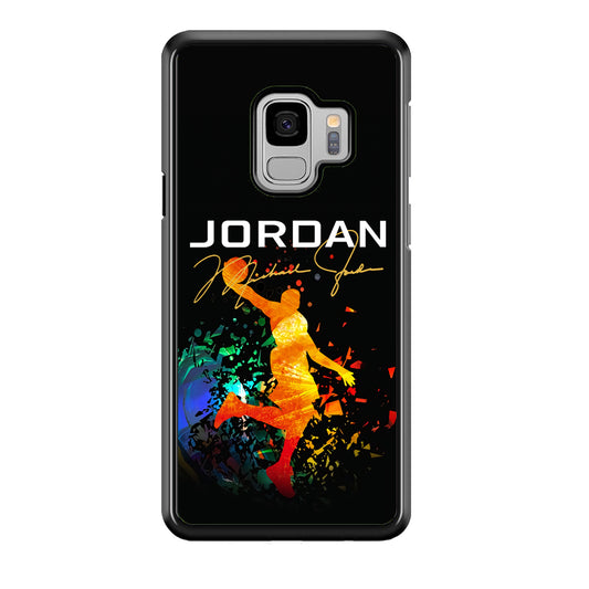 Air Jordan Slam Dunk Style Signature Samsung Galaxy S9 Case
