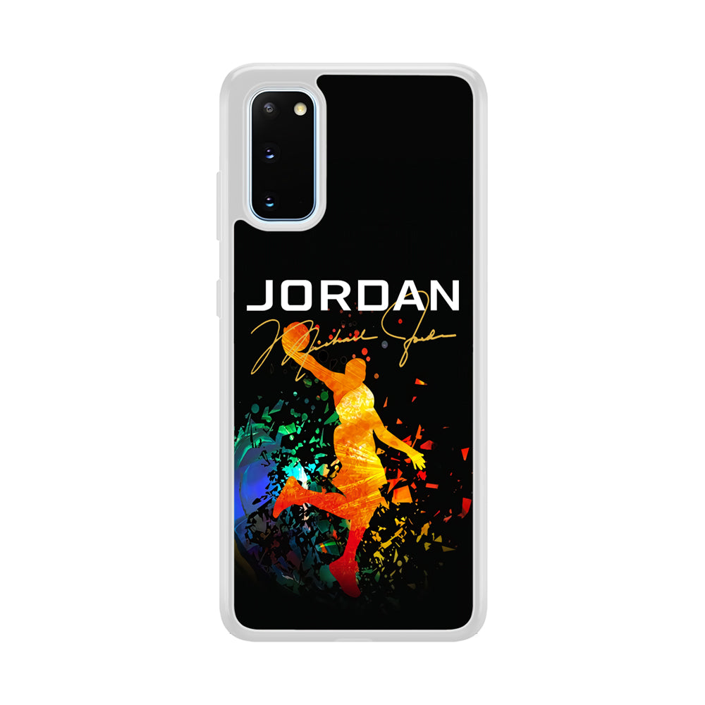 Air Jordan Slam Dunk Style Signature Samsung Galaxy S20 Case