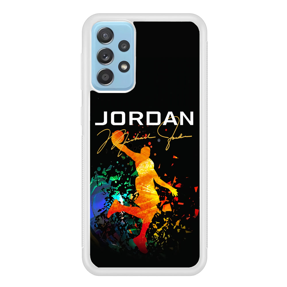 Air Jordan Slam Dunk Style Signature Samsung Galaxy A52 Case