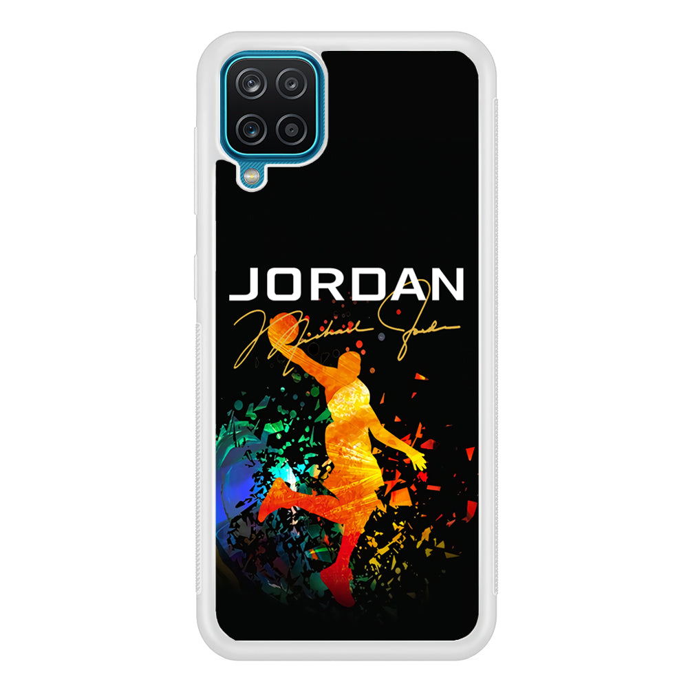 Air Jordan Slam Dunk Style Signature Samsung Galaxy A12 Case