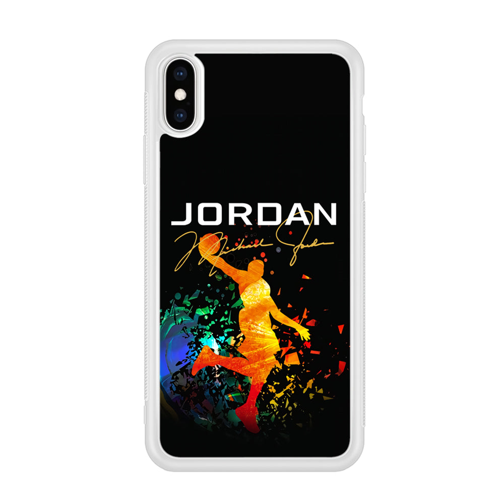Air Jordan Slam Dunk Style Signature iPhone X Case