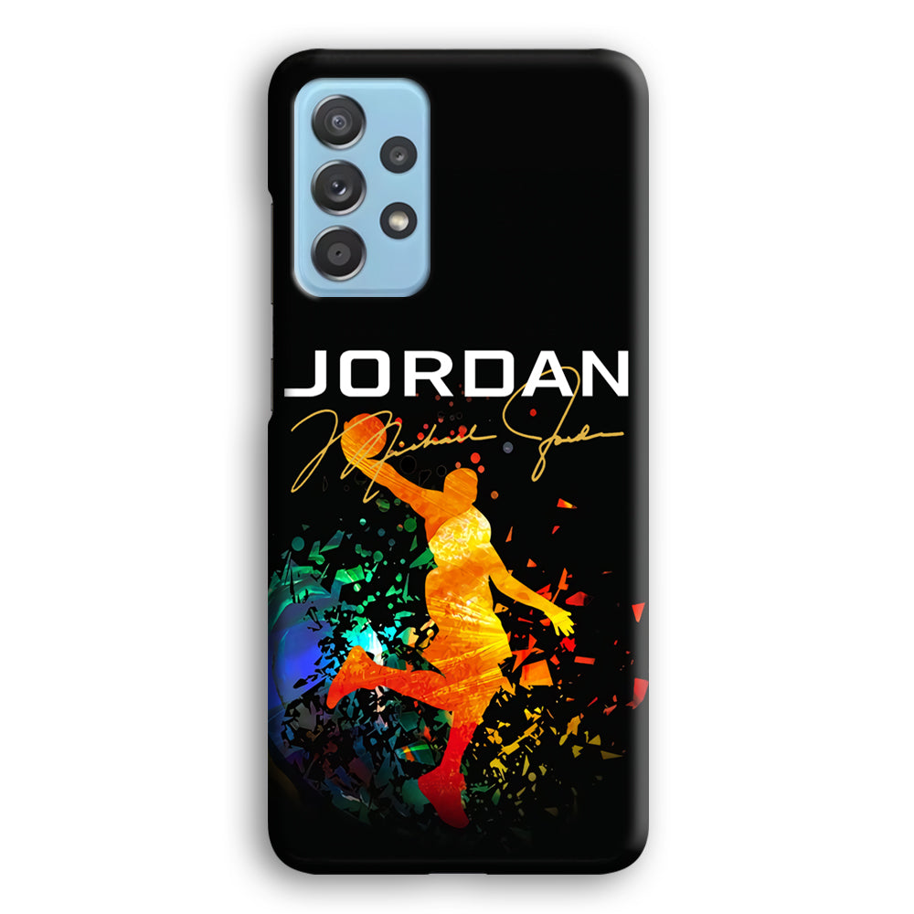 Air Jordan Slam Dunk Style Signature Samsung Galaxy A52 Case